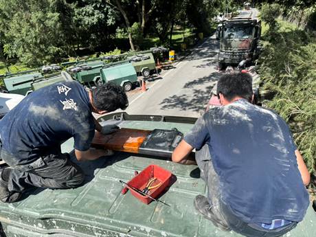 關懷社會（花蓮光復鄉隨伴支援救災）